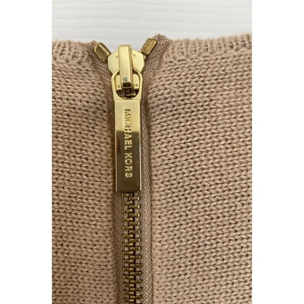 Michael Kors long tan sweater